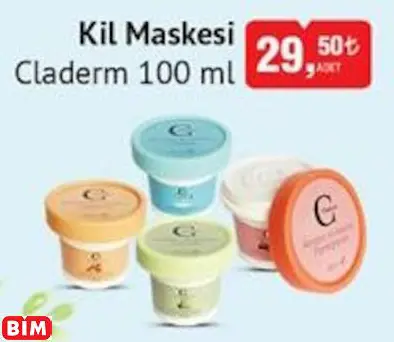 CLADERM KİL MASKESİ CLADERM KİL MASKESİ